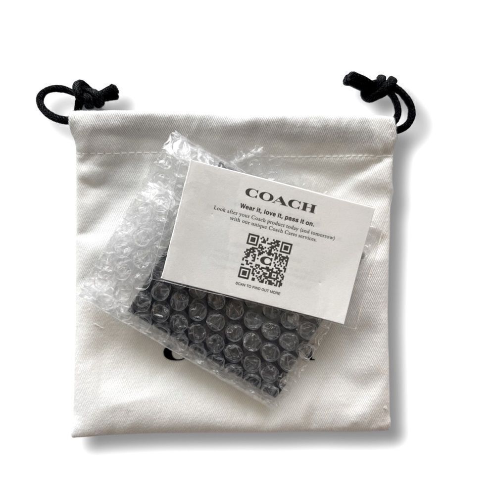 Coach Signature C Stud Earrings Set of Two • NWT - Picture 7 of 9